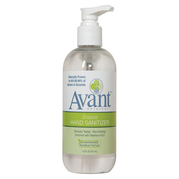 B4 Brands Hand Sanitizer Gel Avant 8.5 oz Fragrance Free 8.5oz/Bt, 24 BT/CA (12089-8.5)