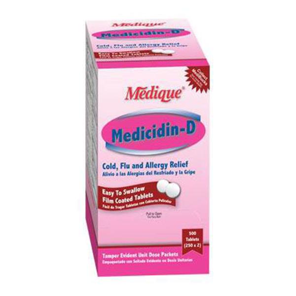 Medique Pharmaceuticals Medicidin-D Allergy Tablets Unit Dose Packet Unit Dose 50x2/Bx