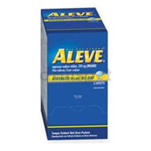 Medique Pharmaceuticals Aleve 220mg Tablets Dispenser 50/Bx