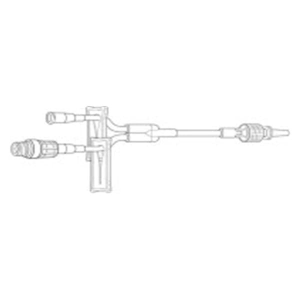 Baxter Healthcare IV Catheter Extension Set 6.5 Y M LL Adptr/Rtng Clr Ea, 50 EA/CA (2N8377)