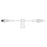 Baxter Healthcare Set IV Catheter Extension Standard Bore W/ Clmp/Inj St Ea