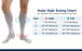 Jobst Unisex Sport Knee-High Closed Toe 20-30mmHg Compression Socks