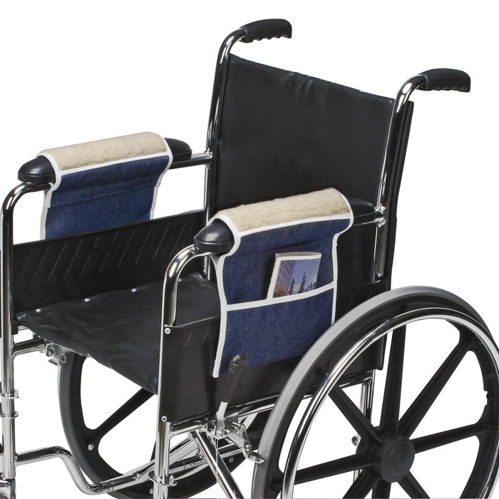 Wheelchair Arm Pads with Storage