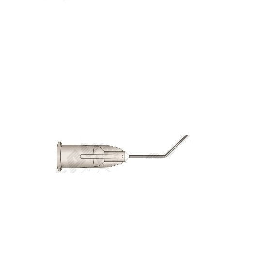 Eagle Labs Stromal Hydration Cannula - Stromal Hydration Cannula with Flattened Closed Tip, Inside Port, 12 mm Angled, 27G x 1" - 165-27