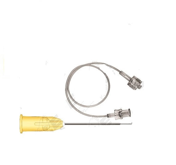 Eagle Labs Vitreoretinal Viscodissector (Glaser) - Glaser Vitreoretinal Viscodissector with Luer Lock High Pressure Extension Tube .03" I. D. x 8" Long, 30G x 3/16" Tip 70°, 20G x 1" - 169-30-70