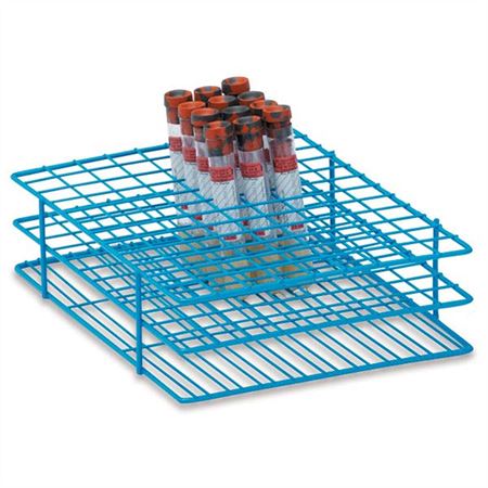 16mm Tube Racks for 10mL Tubes Large - Holds 108 tubes - 7.25"W x 9.5"L x 2.5"H