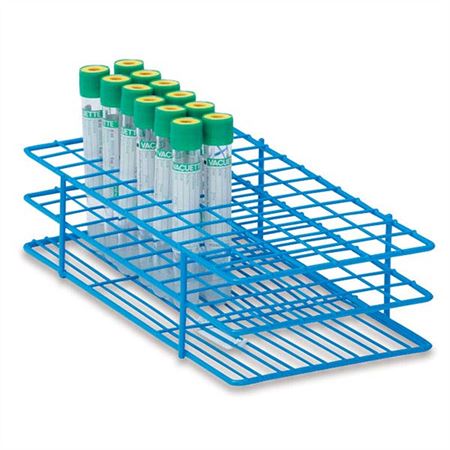 16mm Tube Racks for 10mL Tubes Medium - Holds 72 tubes - 5"W x 9.5"L x 2.5"H