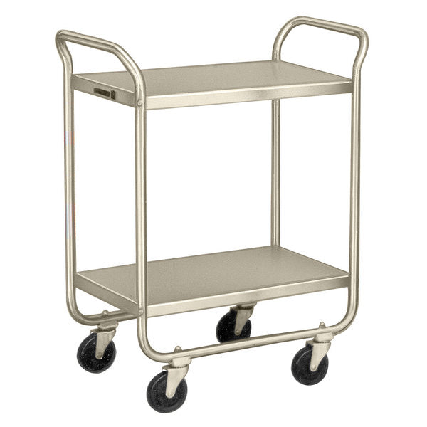 Lakeside Medium Duty Stainless Steel Utility Carts - Medium-Duty Stainless-Steel Utility Cart, 500 lb., 2 Shelves, 22" x 36" x 40-5/8" - 243