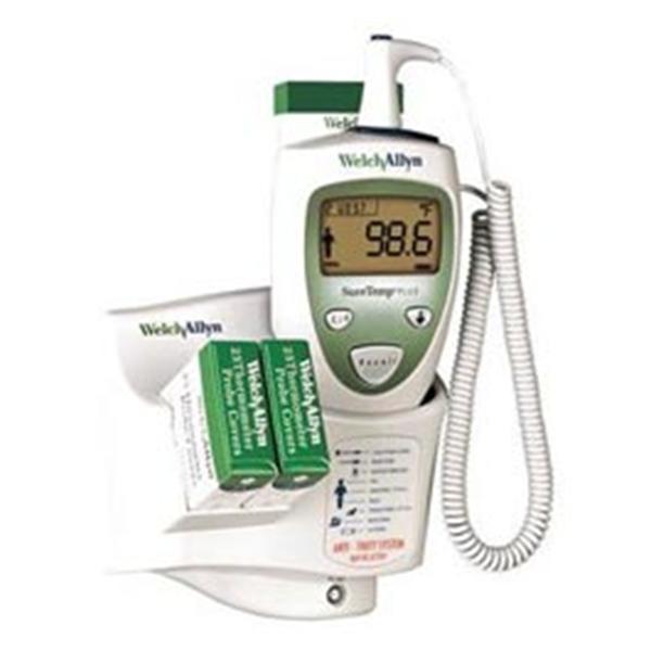 Welch-Allyn Thermometer Digital SureTemp Plus 690 2Scl Wl Mnt Orl Prb Ea