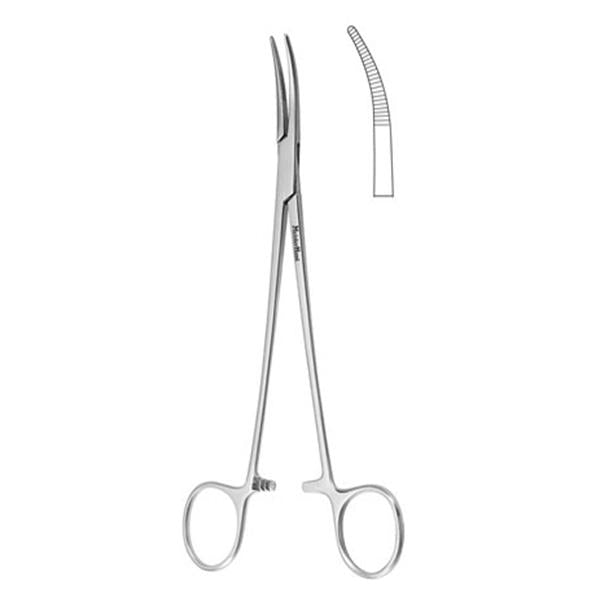 Miltex-Integra Miltex Forcep Hemostatic Schnidt Meister-Hand 7-1/2" Serrated Crv SS Ea