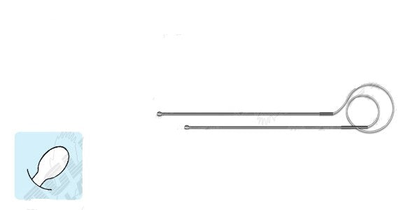 Eagle Labs Lacrimal Intubation Sets - Lacrimal Intubation Set, Olive Tip, 12" Flexible Tubing, 23G x 7" Probes - 180-23T