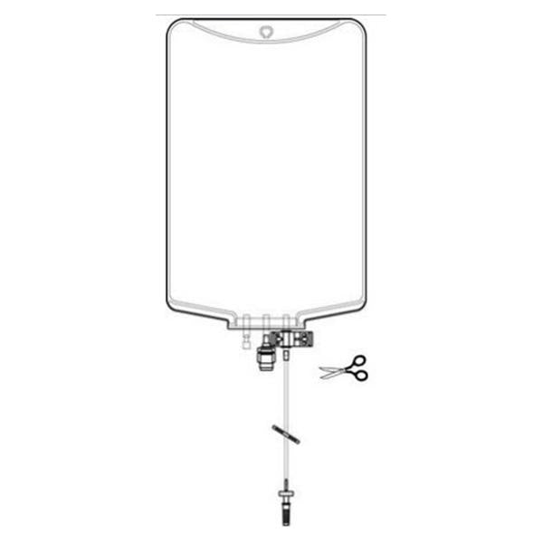 Cardinal Health Container Gravity Transfer All-In-One E.V.A. Plastic 2000mL 15/Ca