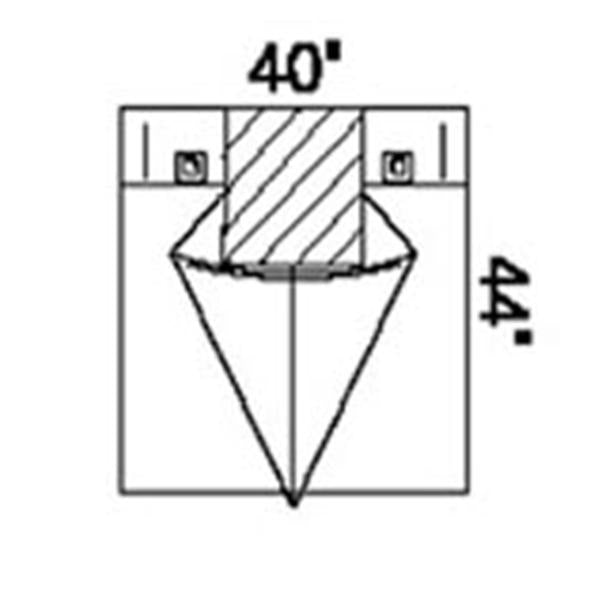 O & M Halyard Drape Underbuttocks Surgical Non-Fenestrated 40x44" Sterile 30/Ca