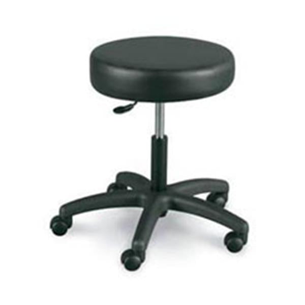 Winco Stool Exam Black 5 Leg Casters Without Backrest Ea (4300-08)