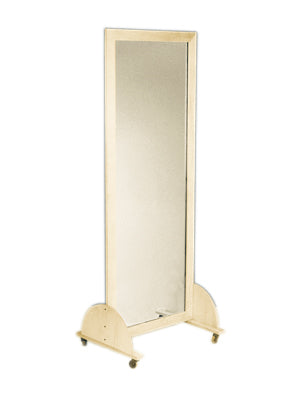 FEI Glass Mirror Mobile Vertical Caster Base