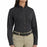 Vf Workwear-Div / Vf Imagewear (W) Ladies Long Sleeve Twill Work Shirts - Women's Long-Sleeve Meridian Performance Twill Shirt, 65% Polyester/35% Cotton, Black, Size 3XL - 1T11BK3XL