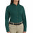 Vf Workwear-Div / Vf Imagewear (W) Ladies Long Sleeve Twill Work Shirts - Women's Long-Sleeve Meridian Performance Twill Shirt, 65% Polyester/35% Cotton, Green, Size 3XL - 1T11EM3XL