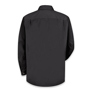 Vf Workwear-Div / Vf Imagewear (W) Men's Twill Long Sleeve Work Shirts - Men's Long Sleeve Work Shirt, Twill, 65% Polyester/35% Cotton, One Pocket, Black, Size 4XL - 1T12BK4XL