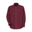 Vf Workwear-Div / Vf Imagewear (W) Men's Twill Long Sleeve Work Shirts - Men's Long Sleeve Work Shirt, Twill, 65% Polyester/35% Cotton, One Pocket, Burgundy, Size 4XL - 1T12BU4XL