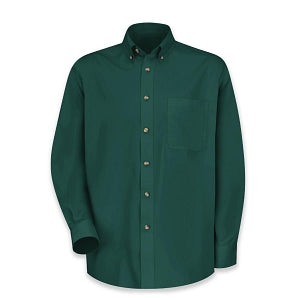 Vf Workwear-Div / Vf Imagewear (W) Men's Twill Long Sleeve Work Shirts - Men's Long Sleeve Work Shirt, Twill, 65% Polyester/35% Cotton, One Pocket, Emerald, Size 5XL - 1T12EM5XL