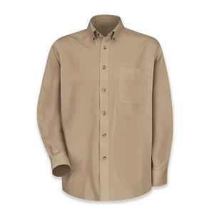 Vf Workwear-Div / Vf Imagewear (W) Men's Twill Long Sleeve Work Shirts - Men's Long Sleeve Work Shirt, Twill, 65% Polyester/35% Cotton, One Pocket, Khaki, Size 3XL - 1T12KH3XL