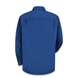 Vf Workwear-Div / Vf Imagewear (W) Men's Twill Long Sleeve Work Shirts - Men's Long Sleeve Work Shirt, Twill, 65% Polyester/35% Cotton, One Pocket, Royal Blue, Size 5XL - 1T12RB5XL