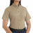 Vf Workwear-Div / Vf Imagewear (W) Ladies Short Sleeve Twill Work Shirts - Women's Shirt-Sleeve Meridian Performance Twill Shirt, 65% Polyester/35% Cotton, Khaki, Size L - 1T21KHL