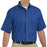 Vf Workwear-Div / Vf Imagewear (W) Men's Twill Short Sleeve Work Shirts - Men's Twill Short Sleeve Shirt, Single Pocket, 65/35, Royal Blue, Size L - 1T22RBL