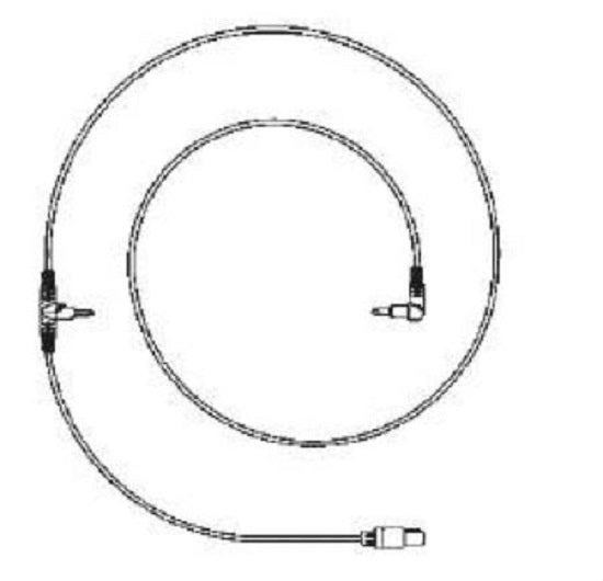 Fisher and Paykel Temperature Probes - Dual Airway Right Angle Probe, 110" - 900MR571