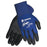 MCR Safety Ninja Lite PU Coated Gloves - Ninja Lite Coated Glove, Blue Nylon Shell, Black Polyurethane Palm, Size XL - N9696XLMG