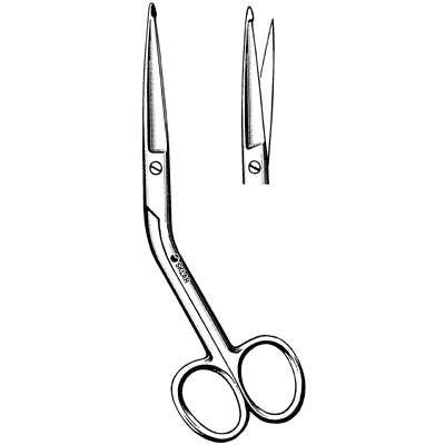 Sklar Hi-Level Bandage Scissors - Hi-Level Bandage Scissor, Serrated, 5-1/2" - T11-1252