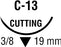 Medtronic Undyed Polysorb Sutures - Polysorb Suture, CS-13, Undyed, Size 4-0, 18" - SL-638