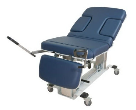 Oakworks Multispecialty Ultrasound Tables - Ultrasound Table, 4 Motion, Multifunctional Hand and Foot Control, 30" Width, 550 lb. Capacity, Sapphire - 61803-T17