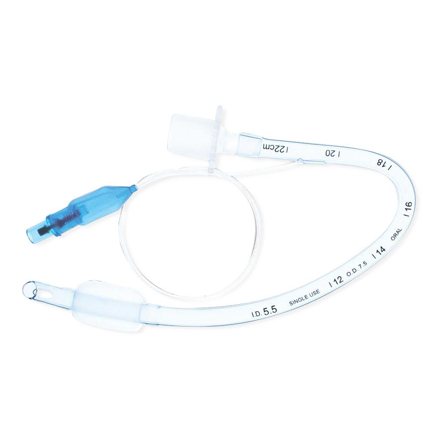 SunMed Cuffed Preformed Oral Endotracheal Tubes - Disposable Cuffed Preformed (ATG) (RAE) Oral Endotracheal Tube with 7.0 mm ID, 28 Fr - 1-7321-70