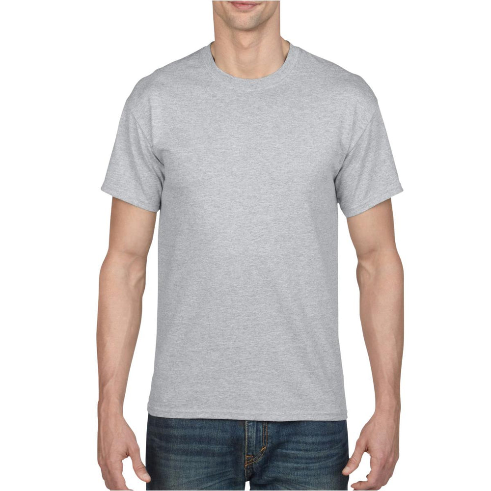 Gildan Activewear Men's Cotton / Poly Pocket T-Shirts - Unisex 50/50 Blend T-Shirt, Sport Gray, Size M - G8000 SPORT GREY M