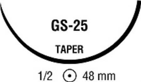 Medtronic Undyed Polysorb Sutures - Polysorb Suture, 2/0 , 36", Undyed, GS-25 - CL-973