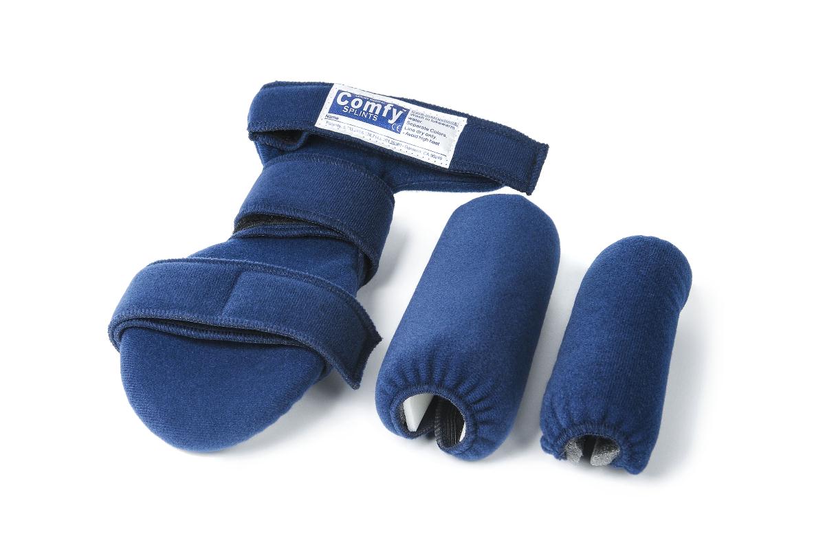 Comfy Splints Comfy Splint Grip Hand Cover - COVER, GRIP HAND, ADULT-R, M, DRKBLU, TRRY - CGRIPC-1-M-RIGHT