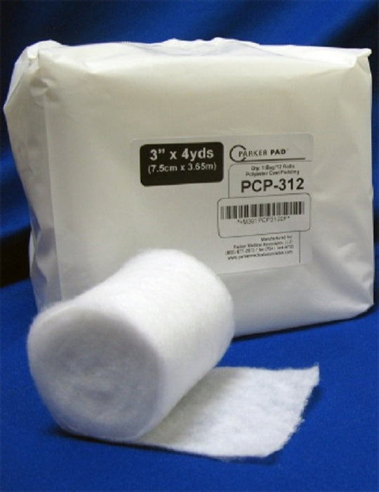 Parker Medical Polyester Cast Padding - Premium Polyester Cast Padding, Non-Sterile, 2" x 4 yds. - PCP-212