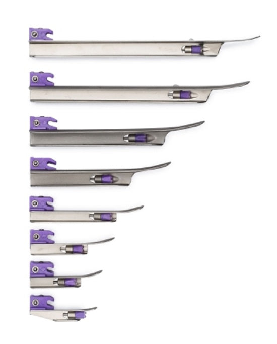 Salter Labs Macintosh Disposable Laryngoscope Blades - Macintosh Blade, LED, Disposable, Size 2 - 1022.C