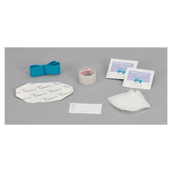 Cardinal Health IV Start Trays - IV Start Kit, Standard, TD-24 Transparent Dressing, ChloraPrep CHG Frepp - 01-9000C