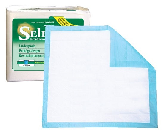 Principle Business Select Disposable Underpads - UNDERPAD, SELECT, 300/CS, - 2707