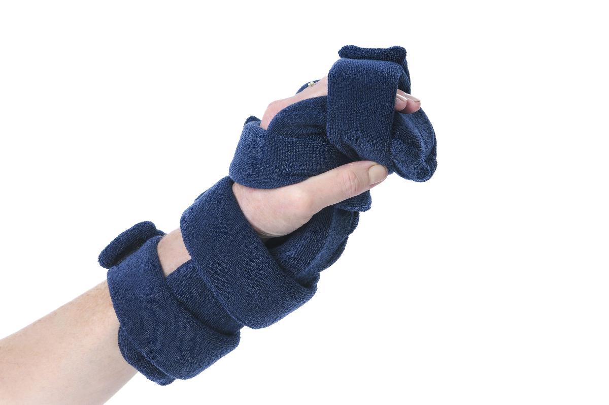 Comfy Splints Comfy Splint Spring Loaded Goniometer Hand Orthosis - SPLINT, SPRING GMETR HAND, ADLT, S, NVY, TRRY - SGH-101-AS