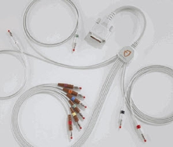 Welch Allyn CareCenter MD Patient Resting AHA Cable - Resting Patient Cable AHA, CareCenter MD - XCLCCMD02A