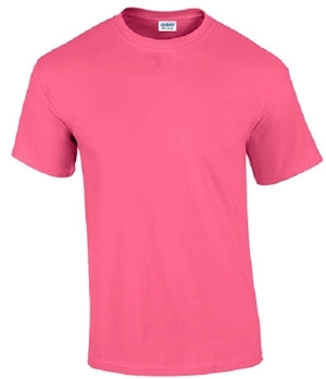 Gildan Activewear Short Sleeve T-Shirts - Unisex 100% Cotton Short Sleeve T-Shirt, Light Pink, Size XL - 925PNKXL