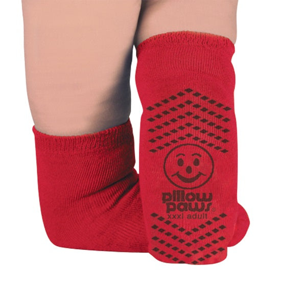 Principle Business Adult Bariatric Slipper Socks - Tred Mate Slipper Socks, Red, 3XL - 3807