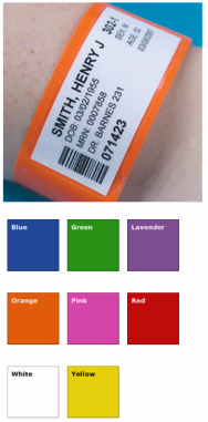 PHG Technologies Patient ID Bands - WRISTBAND, ADLT, YLW, W/SHEILD, 1.25X10" - 20-205 Y