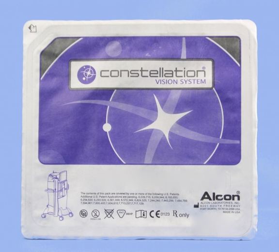 Alcon Labs CONSTELLATION Vitrectomy TOTAL PLUS Pak - CONSTELLATION Vitrectomy TOTAL PLUS Pak 23G with Straight Endoilluminator, 5, 000 CPM, Nonvalved Cannulas - 8065751058