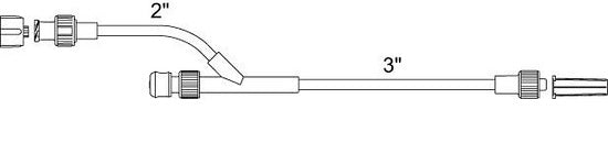 Smiths Medical Anti Reflux Sets - Antireflux Set, 0.5 mL Priming Volume - MX581