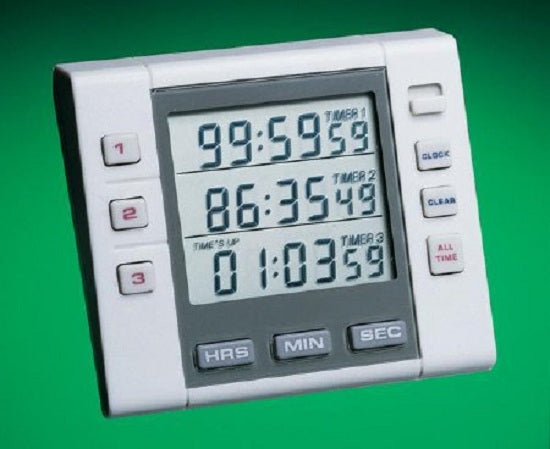 Digital LCD 3 Channel Timer