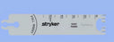 Stryker Sagittal Saw Blades - Sagittal Saw Blade, 0.047" Thick - 6118-119-100